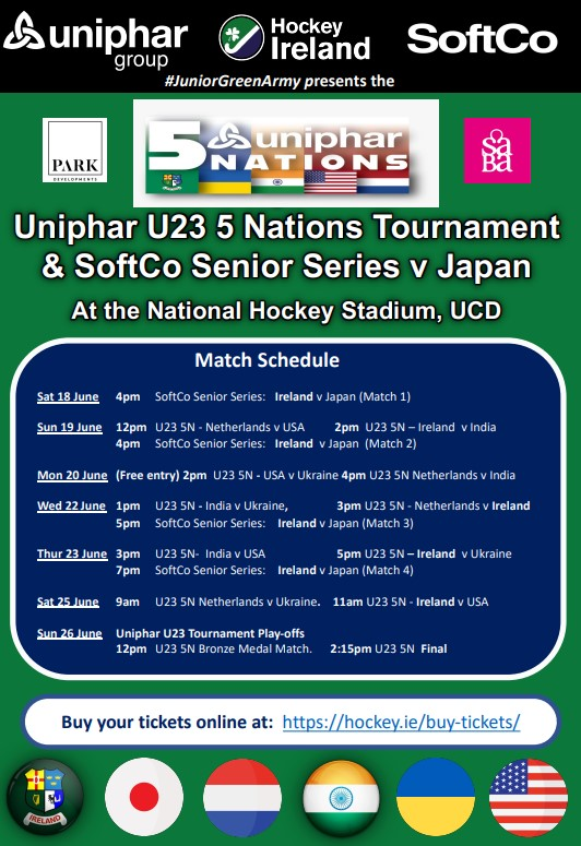 SoftCo Senior Series against Japan & Uniphar U23 5 Nations